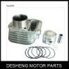 Motorcycle cylinder kit including piston and piston ring and shaw