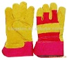 Leather working gloves