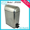 automatic stainless steel foot pedal trash can