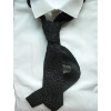 black knitting necktie