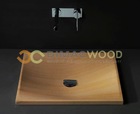 wooden sink