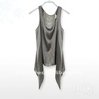 seamless fahion ladies nice jacket with sleeveless