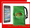 fashion embroidery-logo cellphone pouch