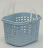 Supermarket plastic shopping basket