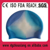 colorful silicone swimming cap with SGS certification