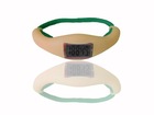 fashion pedometer with elastics to tie your long hair