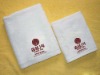 100%cotton Terry plain dyed with embroidery logo face towel