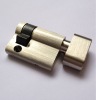 Half euro lock cylinder with knob