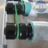 Grooved conveyor roller