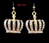 princess charm CZ earring