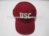 5 panels adult embroidered cotton baseball cap