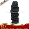 Hot sale unprocessed color #1B virgin indian wavy hair