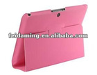 Ultra thin Faux Leather Tablet Protective Case Stand for BlackBerry Playbook Pink