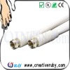 F Type CaTV RG6/u Coaxial Patch Cable