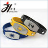 2012 PVC bracelet with stainless steel clasp hollowing patterns HJ-10P