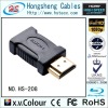 HS-208,HDMI male to Mini HDMI female Adapter,HDMI a to c adapter