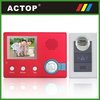 2012 new 3.5inch wireless video door phone intercom unlock,color display ,2.4Ghz