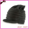 Acrylic knitted Fashion Winter Dread Brim Beanie Hat