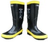 Full protection polythene rubber fire fighting boot