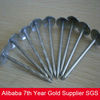 Galvanized umbrella head twisted shank Roofing Nails(factory,SGS certificate)