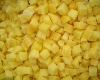 250g packing IQF yellow peach dice 10mm with FDA