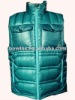 mens blue down vest