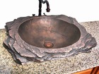 casting bronze bathroom sink