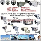 CCTV Products Airfreight Door To Door From Ningbo To Indonesia By Retek Logistics