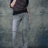 Unique design factory cheap jean women wear #387