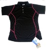 cooldry women's polo shirt flat lock stithch