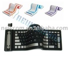 2.4GHz Wireless Silicon Waterproof Flexible Portable Keyboard 10M