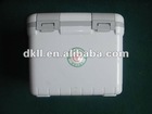 6L white plastic cooler box with temperature display