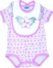 Romper with bib set