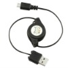 USB 2.0 A TO Micro usb B Retractable Charger Cable - AC Mood