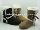 ladies tassel plush boots (OMFA-579)