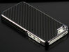 Plastic Electroplating Chrome Carbon Fiber Case For iPhone 5 5G accessories