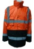 HI-VIS 3 in 1 Thermal Jacket with Detachable Sleeves