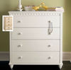 White Wooden Chest With Drawers