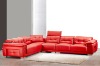 new modern red corner sofa