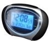 smartlight LCD clock with snooze alarm and calendar