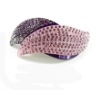 fashion crystal stone hair clip claw clamp flower shape clip