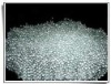 Abrasive glass beads for sandblasting and polishing