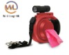 Retractable Dog Leash with Removable LED Flashlight & Waste Bag Dispenser