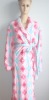 Printed Micro Plush Bathrobe