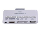 AV HDMI card reader with USB for ipad /iphone/ipod