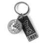 mirror ball keychain