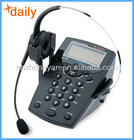 Caller ID Telephone with Telephone Headphone call center telephone headset nice earphone