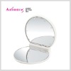 Foldable make up mirror double side with light