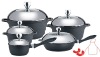 Die casting Non-stick Cookware set induction bottom ceramic coating