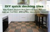 WPC Decking Tile for outdoor project